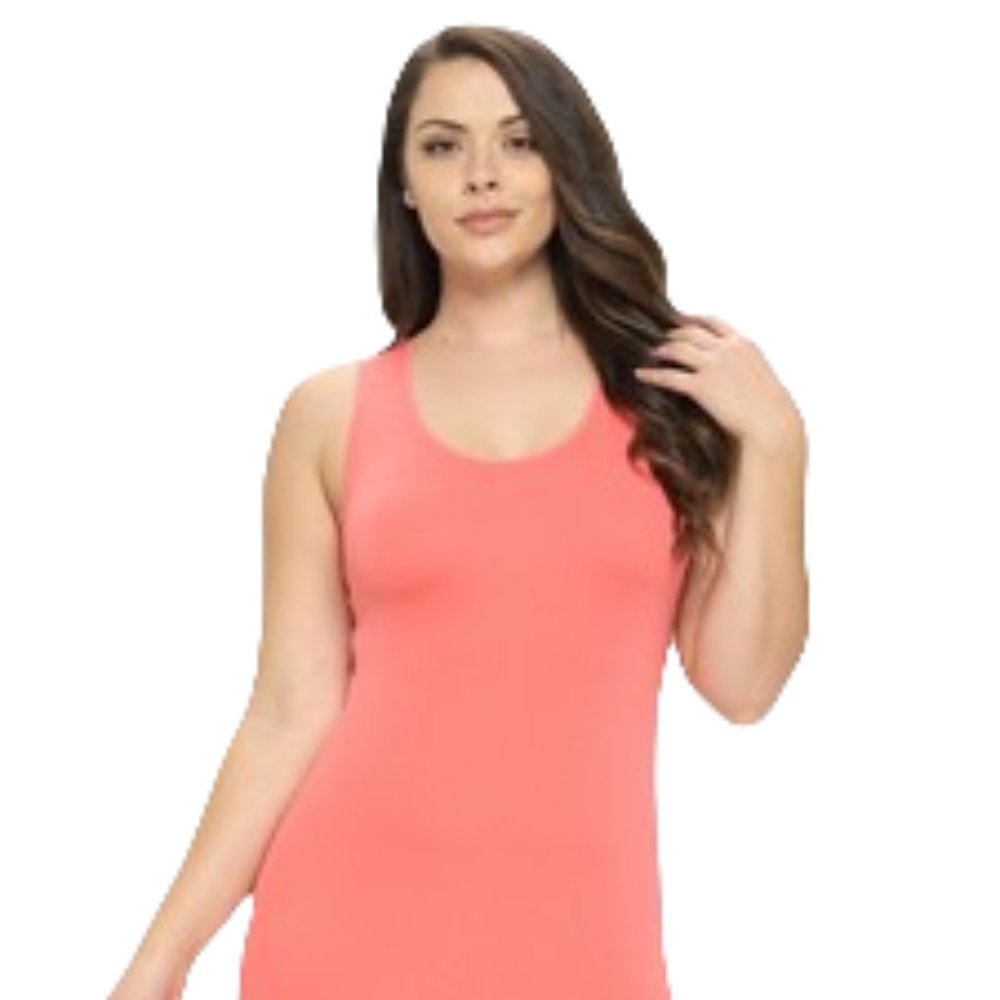 Seamless Tank Dress - Melon